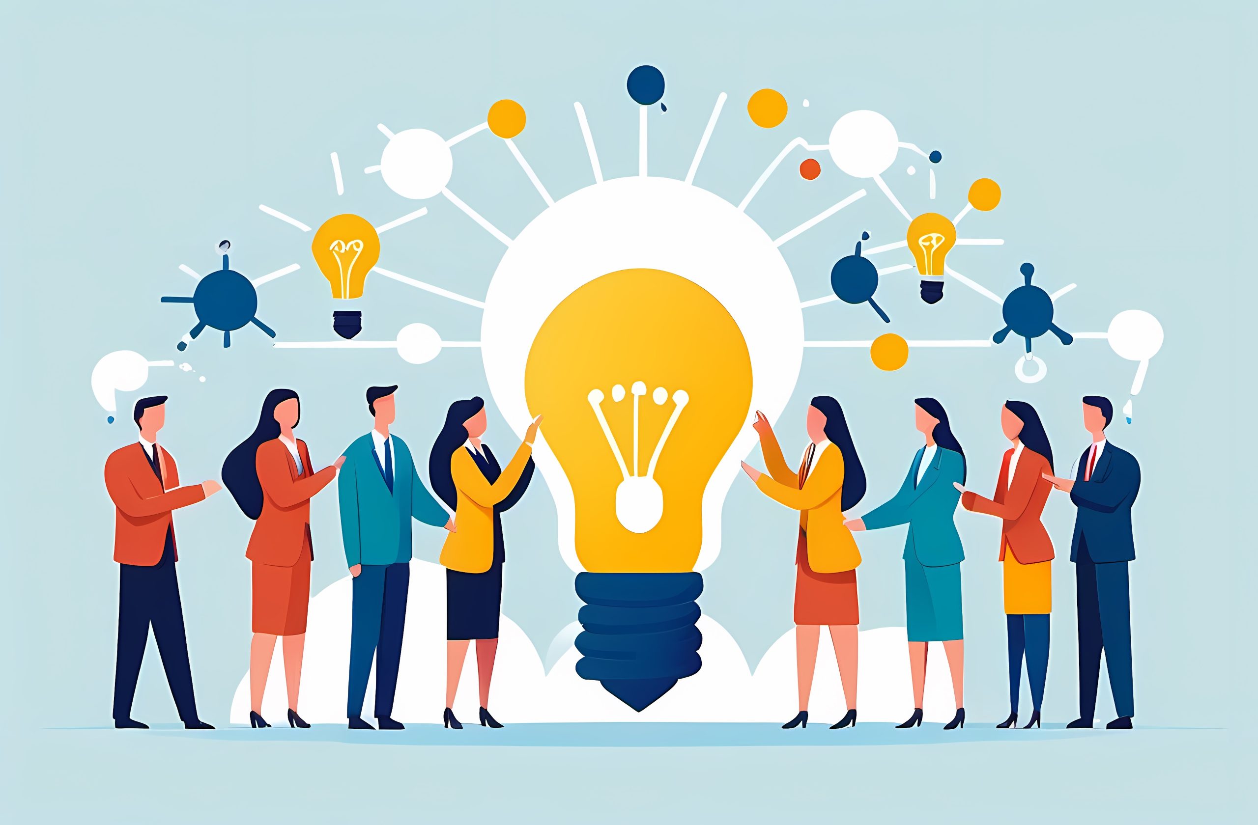 Diverse professional team resolving workplace conflict through open communication